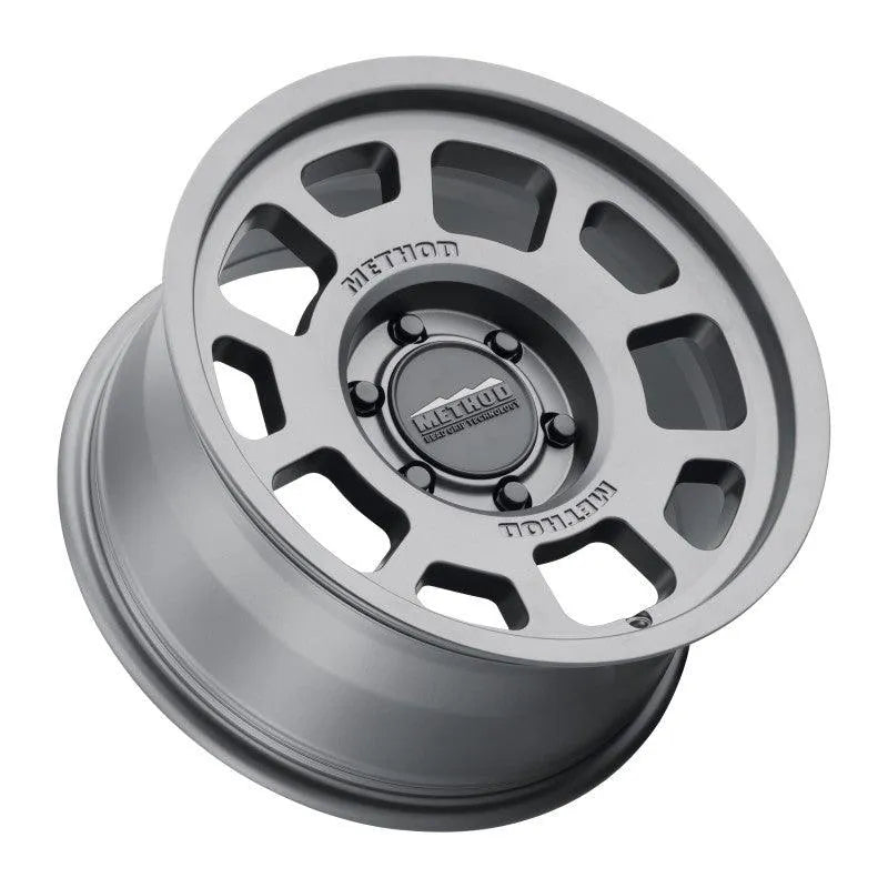 Method MR705 17x8.5 0mm Offset 6x5.5 106.25mm CB Titanium Wheel - Corvette Realm