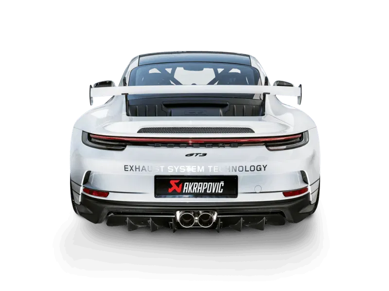 Akrapovic 21-22 Porsche 911 GT3/GT3 RS (992) Slip-On Race Line (Titanium) w/Titanium Tips - Corvette Realm