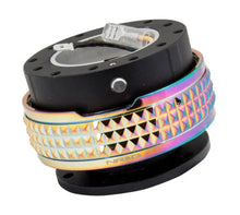 Load image into Gallery viewer, NRG Quick Release Kit - Pyramid Edition - Black Body / Neochrome Pyramid Ring - Corvette Realm