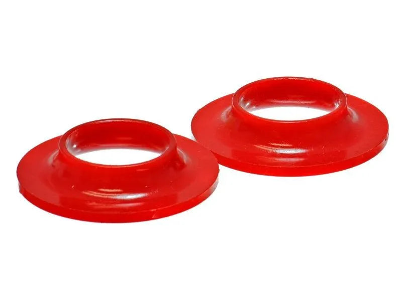 Energy Suspension Universal 2 1/8in ID 4 1/8in OD 13/16in H Red Coil Spring Isolators (2 per set) - Corvette Realm