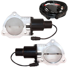 Load image into Gallery viewer, QTP 3.5in Bolt-On QTEC Dual Electric Cutout Valves - Pair - Corvette Realm