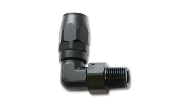 Vibrant Male NPT 90 Degree Hose End Fitting -6AN - 3/8 NPT - Corvette Realm