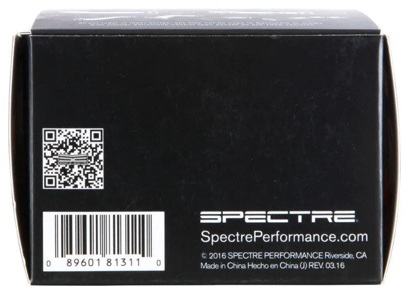 Spectre Universal Pre-Filter Wrap 6in. x 6.125in. - Black - Corvette Realm