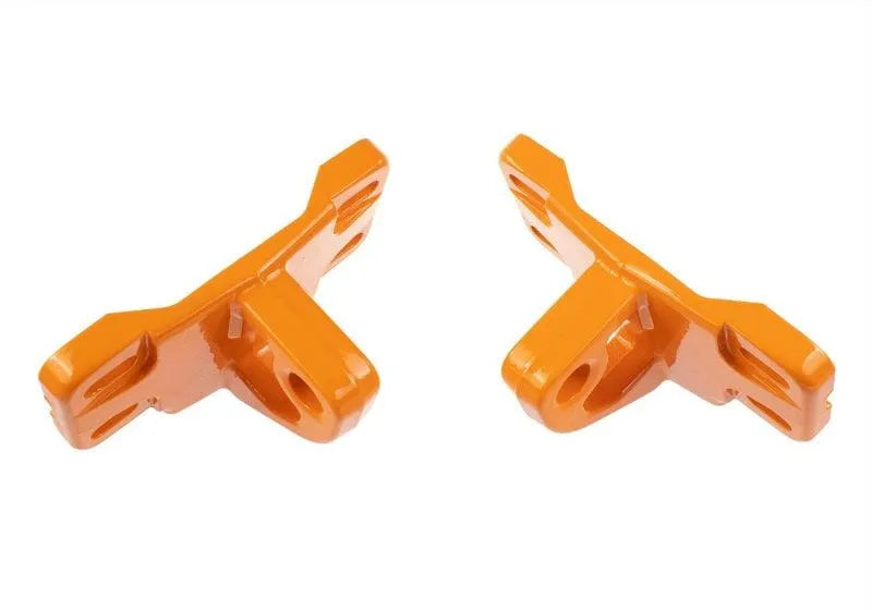 Ford Racing 2021+ Bronco Front Bumper Tow Hooks - Orange (Pair) - Corvette Realm