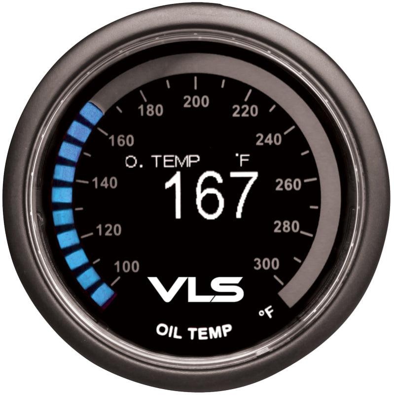 Revel VLS 52mm 100-300 Deg F Digital OLED Oil Temperature Gauge - Corvette Realm